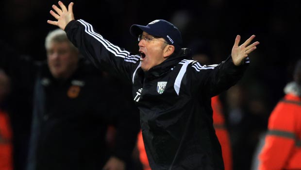 West Bromwich Albion manager Tony Pulis