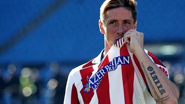 Atletico Madrid striker Fernando Torres