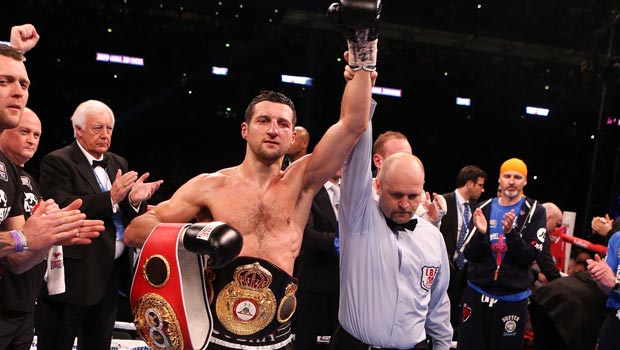 Carl Froch IBF super-middleweight title belt