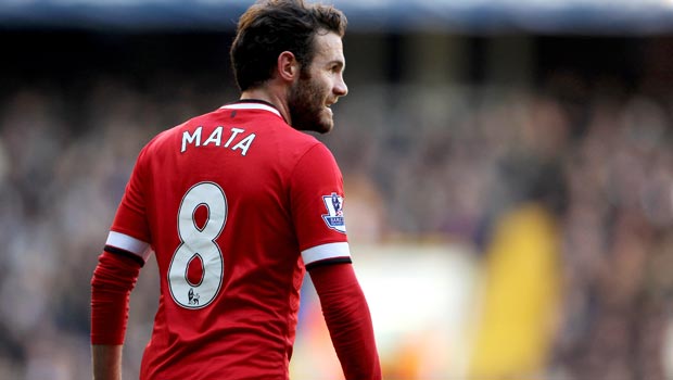 Manchester United playmaker Juan Mata
