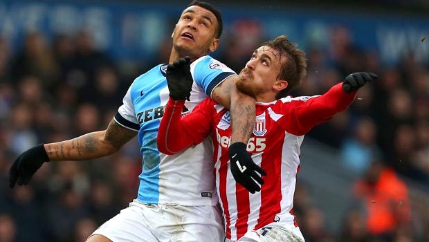 Marc Muniesa Stoke City v Blackburn Rovers FA Cup Fifth Round