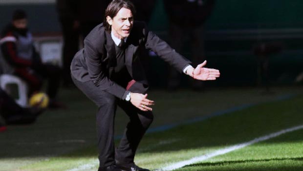 Milan coach Pippo Inzaghi