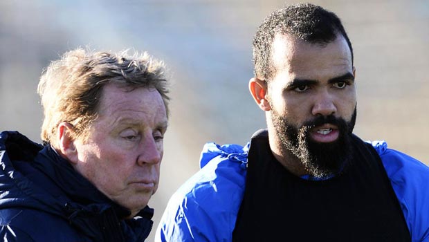 QPR midfielder Sandro with Harry Redknapp