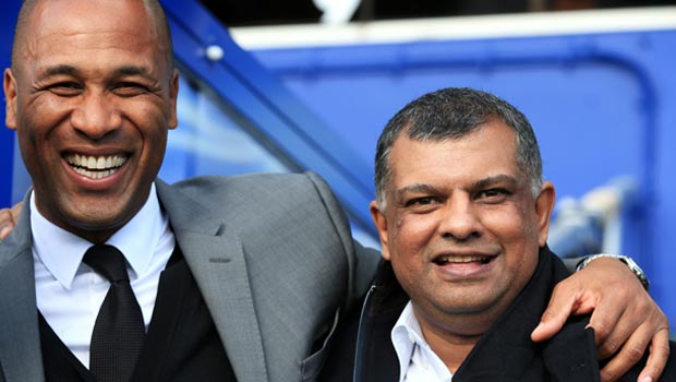  Queens Park Rangers Les Ferdinand and Tony Fernandes