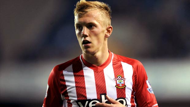 Southampton midfielder James Ward-Prowse 