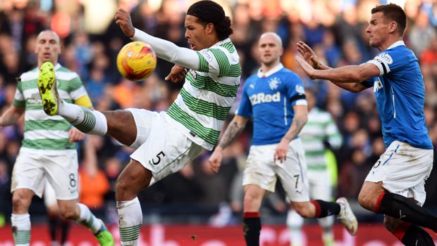 Virgil Van Dijk Celtic v QPR