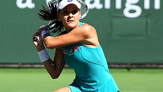 Agnieszka Radwanska v Heather Watson Paribas Open