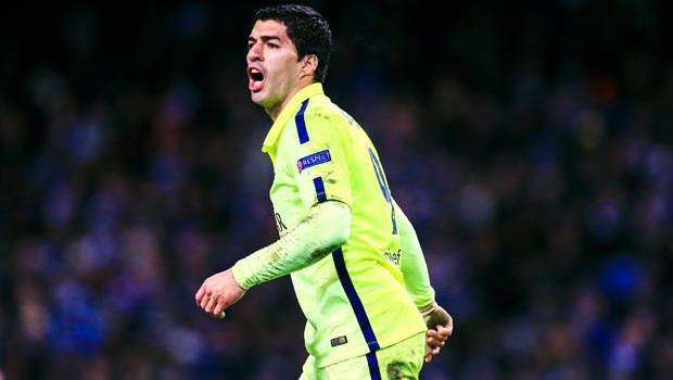 Barcelona striker Luis Suarez