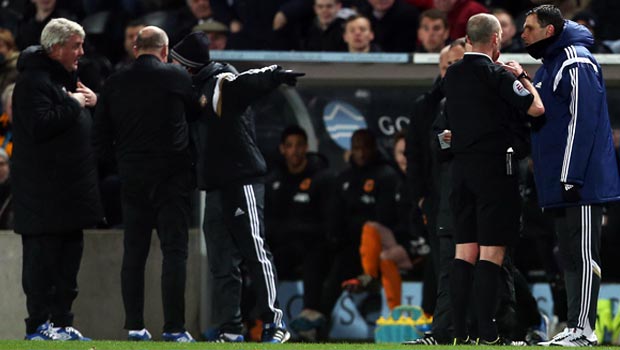 Hull City Steve Bruce and Sunderland Gus Poyet