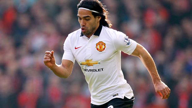 Man United striker Radamel Falcao