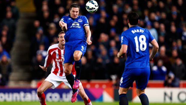 Phil Jagielka Everton v Stoke City