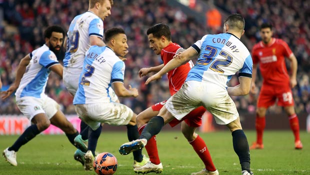 Philippe Coutinho Liverpool v Blackburn Rovers FA Cup