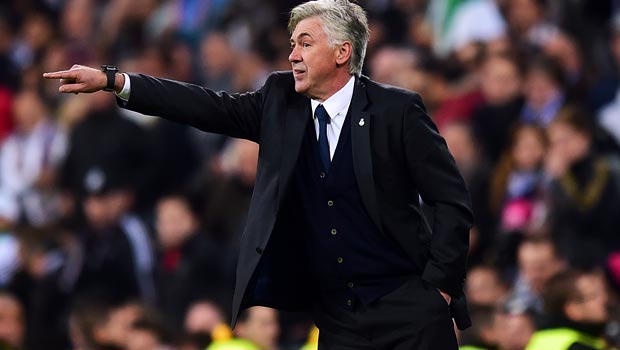 Real Madrid manager Carlo Ancelotti Champions League