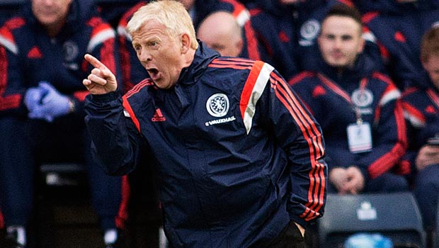 Scotland manager Gordon Strachan UEFA Euro 2016 Qualifier