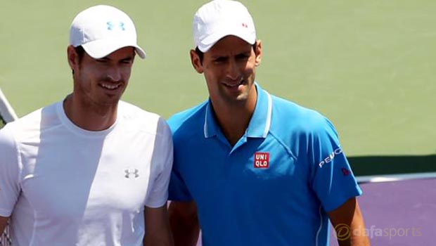 Andy Murray and Novak Djokovic Miami Open Tennis ATP