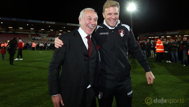 Bournemouth-manager-Eddie-Howe-and-Chairman-Jeff-Mostyn