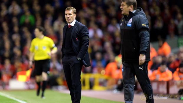 Brendan Rodgers Liverpool v Newcastle United