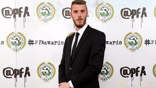 David De Gea part of the PFA Team of the Year Manchester United