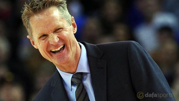 Golden State Warriors coach Steve Kerr NBA Basketball