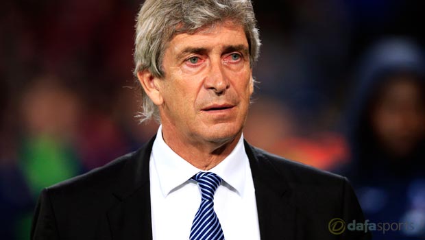 Man City manager Manuel Pellegrini Premier League