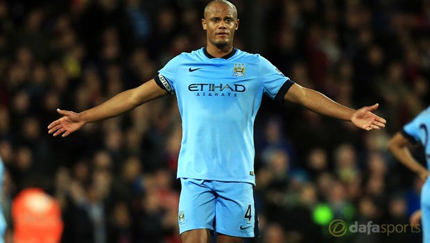 Manchester City captain Vincent Kompany 