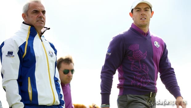 Paul McGinley and Rory McIlroy Masters Golf