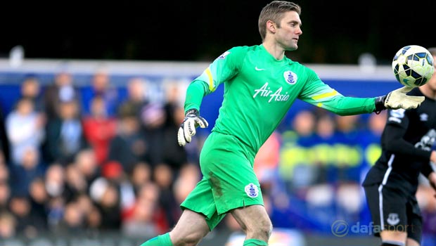 QPR goalkeeper Rob Green England