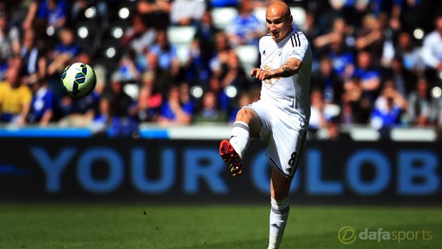 Swansea City midfielder Jonjo Shelvey