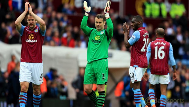 Aston Villa goalkeeper Shay Given