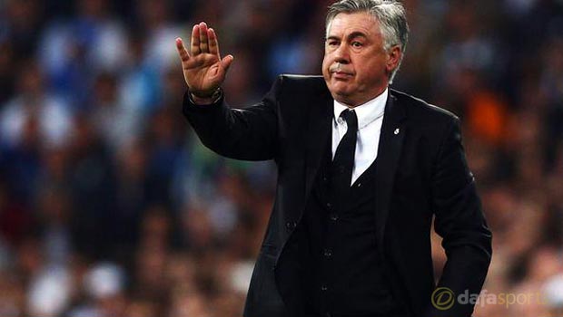 Carlo Ancelotti Real Madrid v Juventus