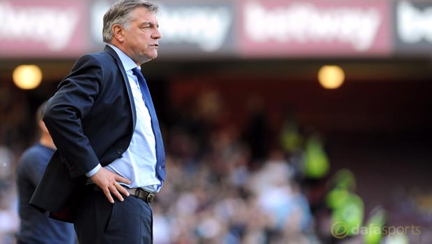 Departing West Ham boss Sam Allardyce