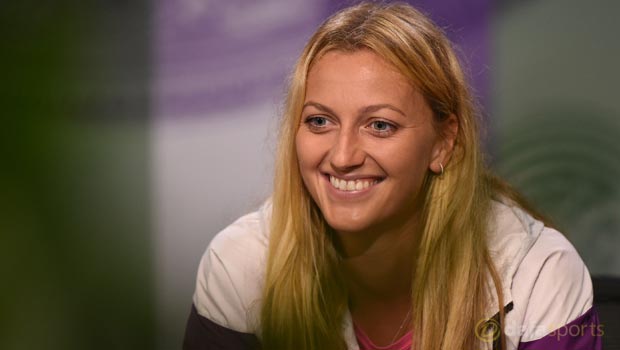 Defending Wimbledon champion Petra Kvitova