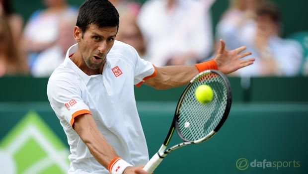 Defending champion Novak Djokovic Tennis ATP