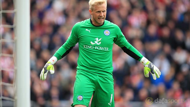 Leicester City goalkeeper Kasper Schmeichel