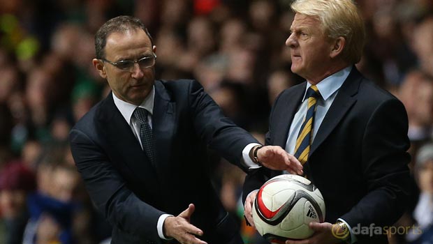 Martin O Neill and Gordon Strachan