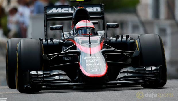 McLaren Jenson Button Monaco Grand Prix 2015