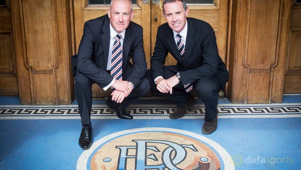 New Rangers Manger Mark Warburton and Assistant Manager David Weir