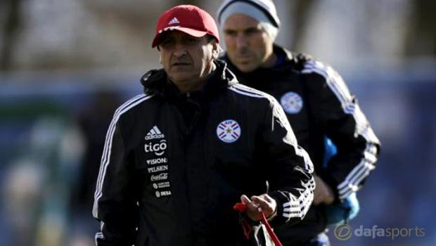 Paraguay head coach Ramon Diaz