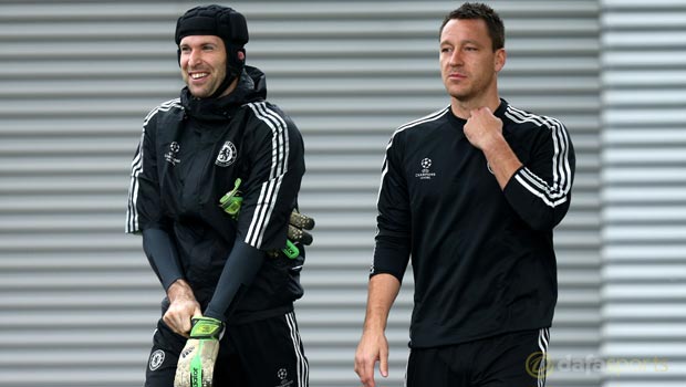 Petr Cech and John Terry Chelsea