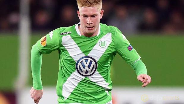 Wolfsburg midfielder Kevin De Bruyne
