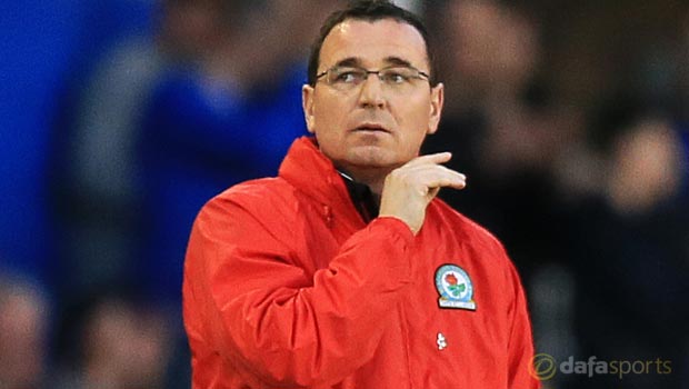 Blackburn Rovers manager Gary Bowyer 