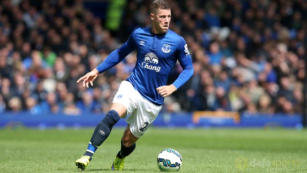 Everton midfielder Ross Barkley