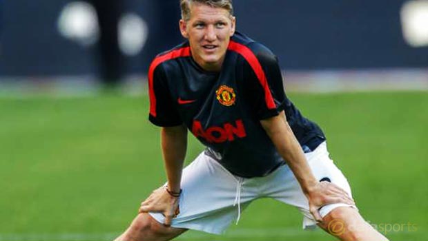 Manchester United midfielder Bastian Schweinsteiger