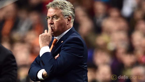 Netherlands Coach Guus Hiddink 