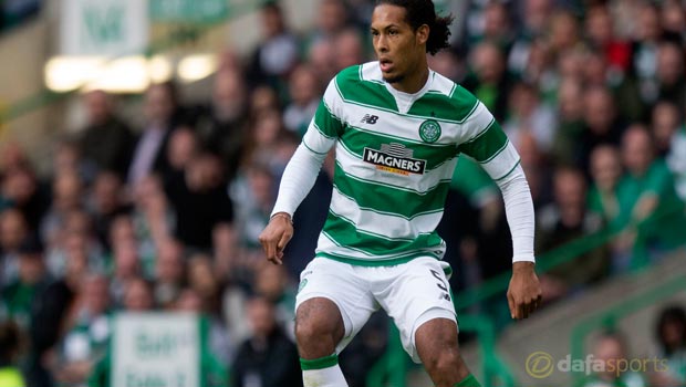 Celtic defender Virgil Van Dijk Champions League