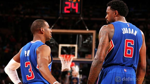 DeAndre Jordan and Chris Paul LA Clippers NBA