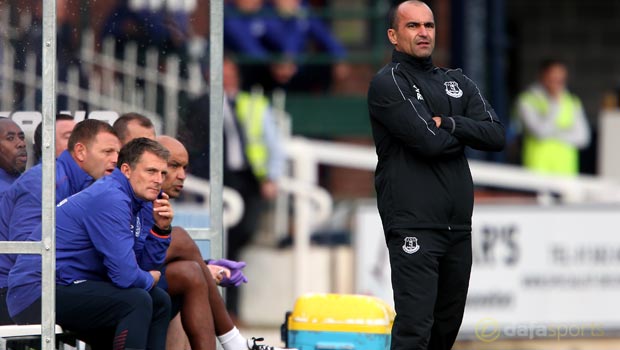 Everton boss Roberto Martinez