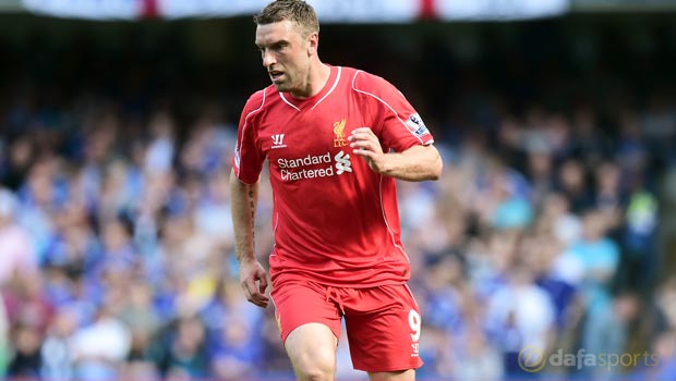 Liverpool striker Rickie Lambert