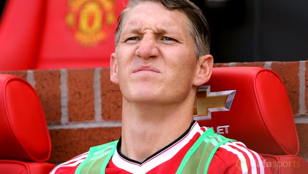 Man United midfielder Bastian Schweinsteiger