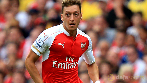 Arsenal midfielder Mesut Ozil